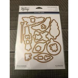 Spellbinders Folk Art Ornaments cutting dies set
